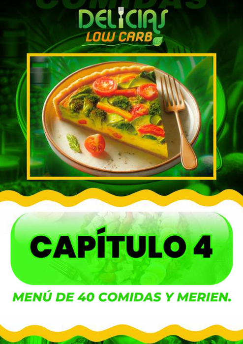 Menú de 40 comidas y meriendas